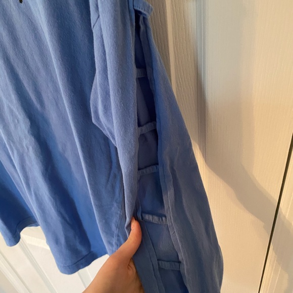 VS PINK Blue long sleeve top - Picture 5 of 7